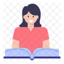 Reading Book  Icon