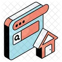 Real Estate Website  Icon