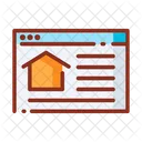 Software Real Estate Website Website Icon