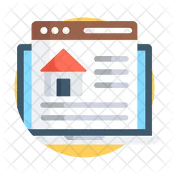 Real Estate Website  Icon