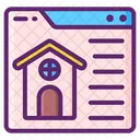 Real Estate Website  Icon