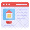 Real Estate Website  Icon