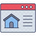 Real Estate Website  Icon