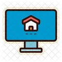 Real Estate Website Online Property Online Real Estate Icon