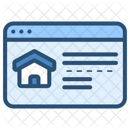 Real Estate Website  Icon