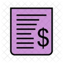 Receipt Bill Billing Icon