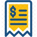 Receipt Voucher Dollar Icon