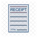 Receipt Bill Billing Icon