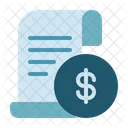 Receipt Invoice Bill Icon