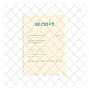 Receipt  Icon