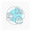 Metricas Climaticas Receitas De Combustiveis Fosseis Clima Ícone