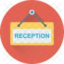 Reception Signboard Lobby Icon