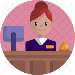 Receptionist  Icon