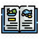 Recipe Book Food Kitchen Icon