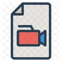 Recording File Document Icon