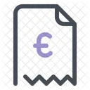 Facture Euro Paiement Icône