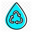 Recycled Water Recycled Pure Icon