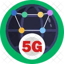 5 G 4 G Comunicacion Icono