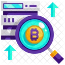 Red Bitcoin Bitcoin Criptomoneda Icono