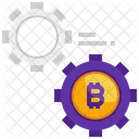 Red Bitcoin Bitcoin Criptomoneda Icono