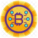 Red Bitcoin Bitcoin Criptomoneda Icono