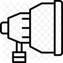 반사판 스포트라이트 조명 아이콘