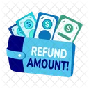 Refund Amount Wallet Reimbursement Icon