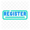 Registration Form Web Symbol