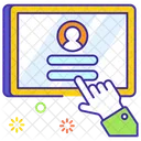 Registro En Linea Cuenta De Usuario Contrasena De Cuenta Icono