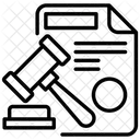 규칙 보증 법률 아이콘