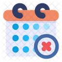 Reject Schedule  Icon