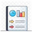 Relatório de negócios  Ícone