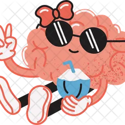 Relax the brain  Icon