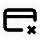 Card Delete Shopping Icon