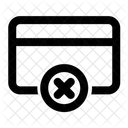 Remove card  Icon