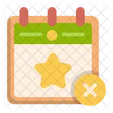 Timeanddate Color Delete Event Icon