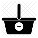 Remove From Basket Remove From Bucket Container Icon