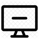 Computer Desktop Remove Desktop Device Subtract Display Minus Computer Icon
