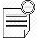 Remove notes  Icon