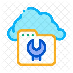 Reparación web en la nube  Icono