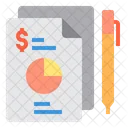 Doccument Report Graph Icon