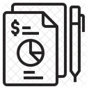 Doccument Report Graph Icon