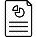 Report Document Financial Graph アイコン