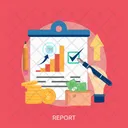 Report Marketing Concept Icon