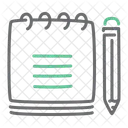 鉛筆、レポート、書き込み アイコン