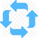 Water Recycle Reuse Icon