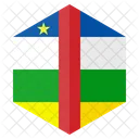 African Republic Flag アイコン