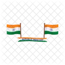 India Flag Independence Icon