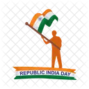 India Flag Independence Icon