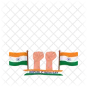 India Flag Independence Icon